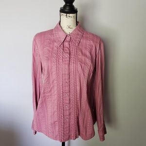 Lane Bryant button down blouse, size 14/16